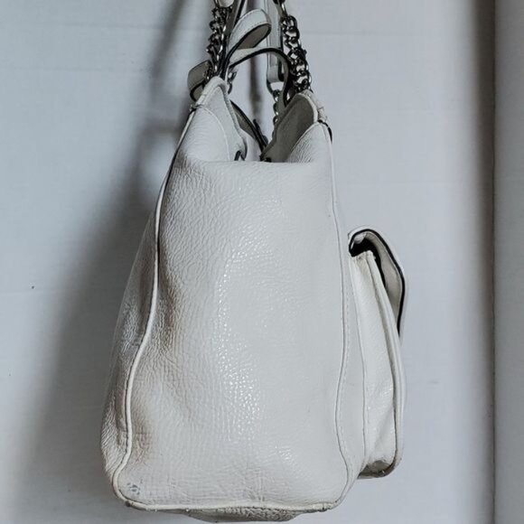 Jessica Simpson Bag White Shoulder Handbag Satchel Vegan Leather Women's WOMAN'S - Picture 3 of 16